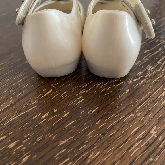 Mini Melissa Shoes Disney Beauty and the Beast Ballet Flats Mary Jane Size 6 - Picture 4 of 7